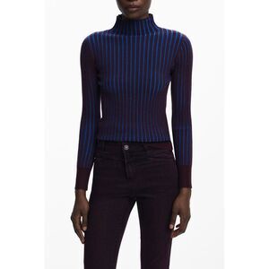 Desigual Brown Polyester Women Women's Sweater